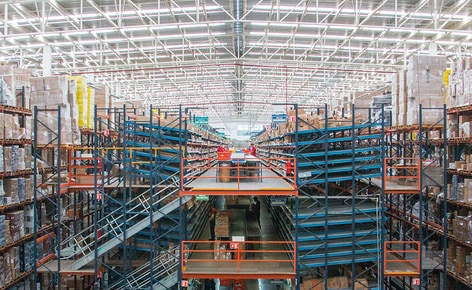 Las estanterías dinámicas para picking son las protagonistas del nuevo almacén de Apymsa, empresa mexicana líder en la venta de recambios para automóviles Las estanterías dinámicas para picking son las protagonistas del nuevo almacén de Apymsa, empresa mexicana líder en la venta de recambios para automóviles