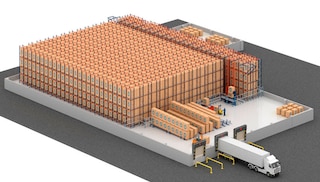 Alto rendimiento y capacidad en el almacén automático de Finieco Alto rendimiento y capacidad en el almacén automático de Finieco