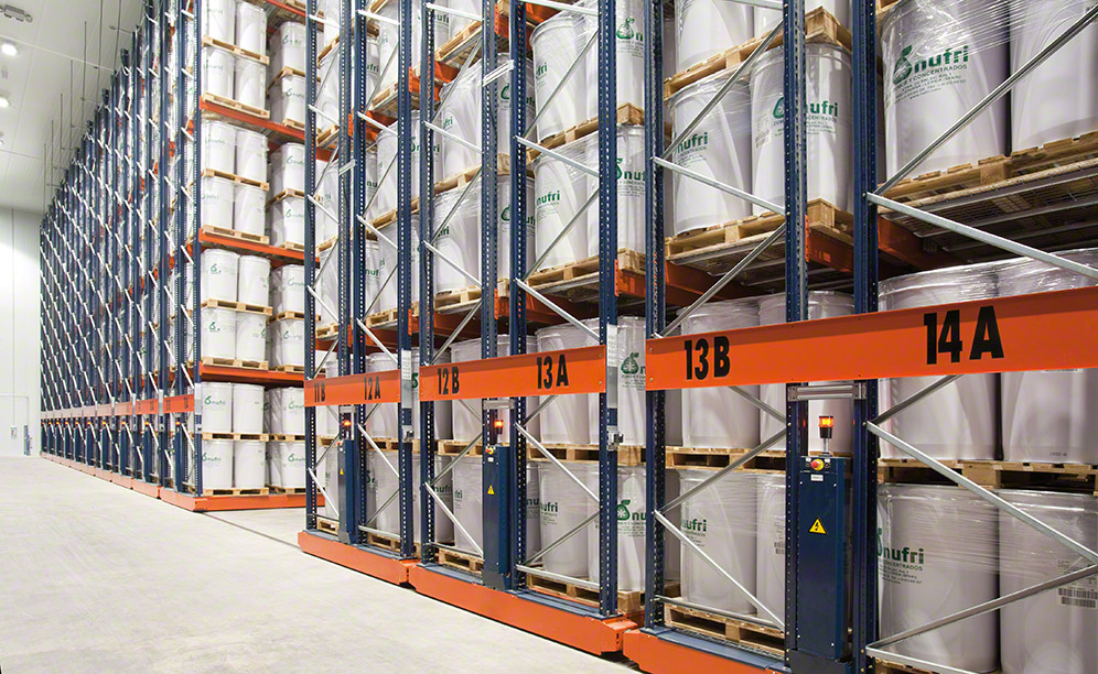Las estanterías Movirack rentabilizan el nuevo almacén de F.lli Sabbini