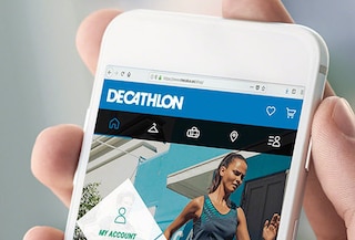 Estanterías para picking en el almacén de venta online de Decathlon