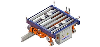 Los carros de suelo incluyen dos cabezales motrices y dos ruedas libres