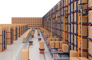 El número de carros de un circuito de electrovías se ajusta al volumen de trabajo requerido