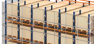 Las mallas anticaída previenen la caída de cargas