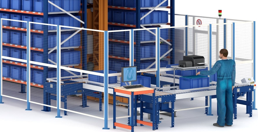 Almacén automático de cajas de Airgrup con capacidad para 3,852 cajas